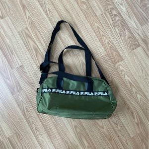 Green Fila small Duffle Bag